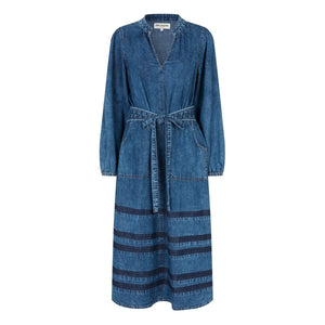 Lollys Laundry - Paris Denim Pamuk Elbise | Mavi
