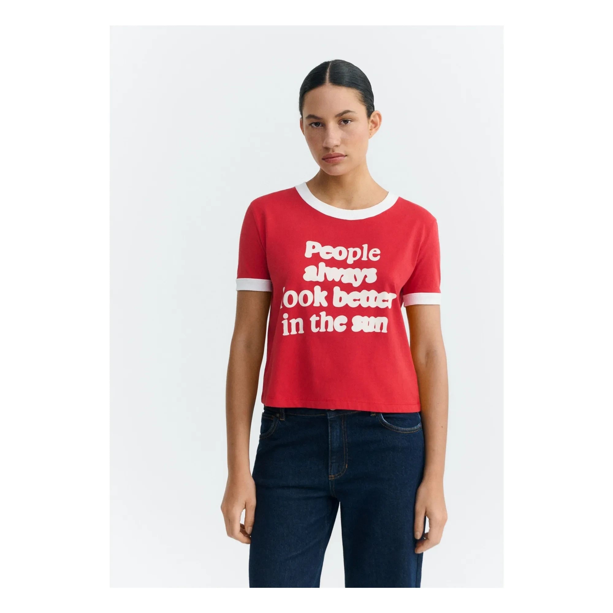 Thinking Mu - People Zowie Camiseta Algodón orgánico | Rojo
