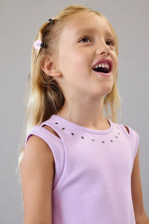 Vestido de algodón para niña Mayoral