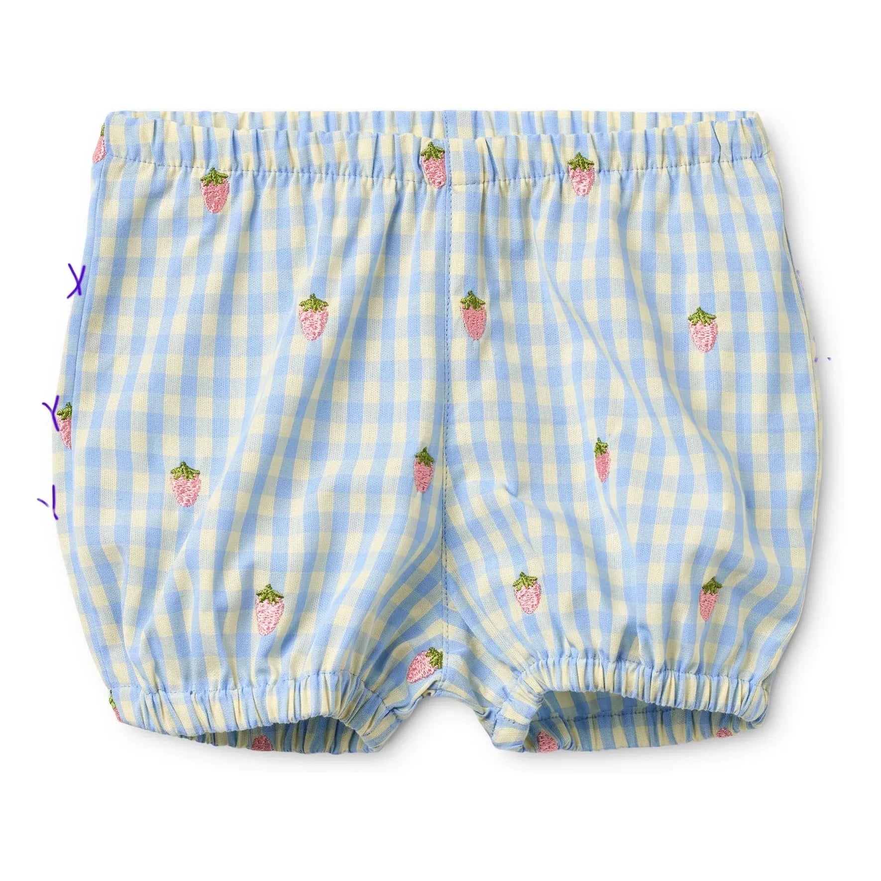 Flöss - Conjunto de top y pantalón corto Millie Vichy | Azul claro