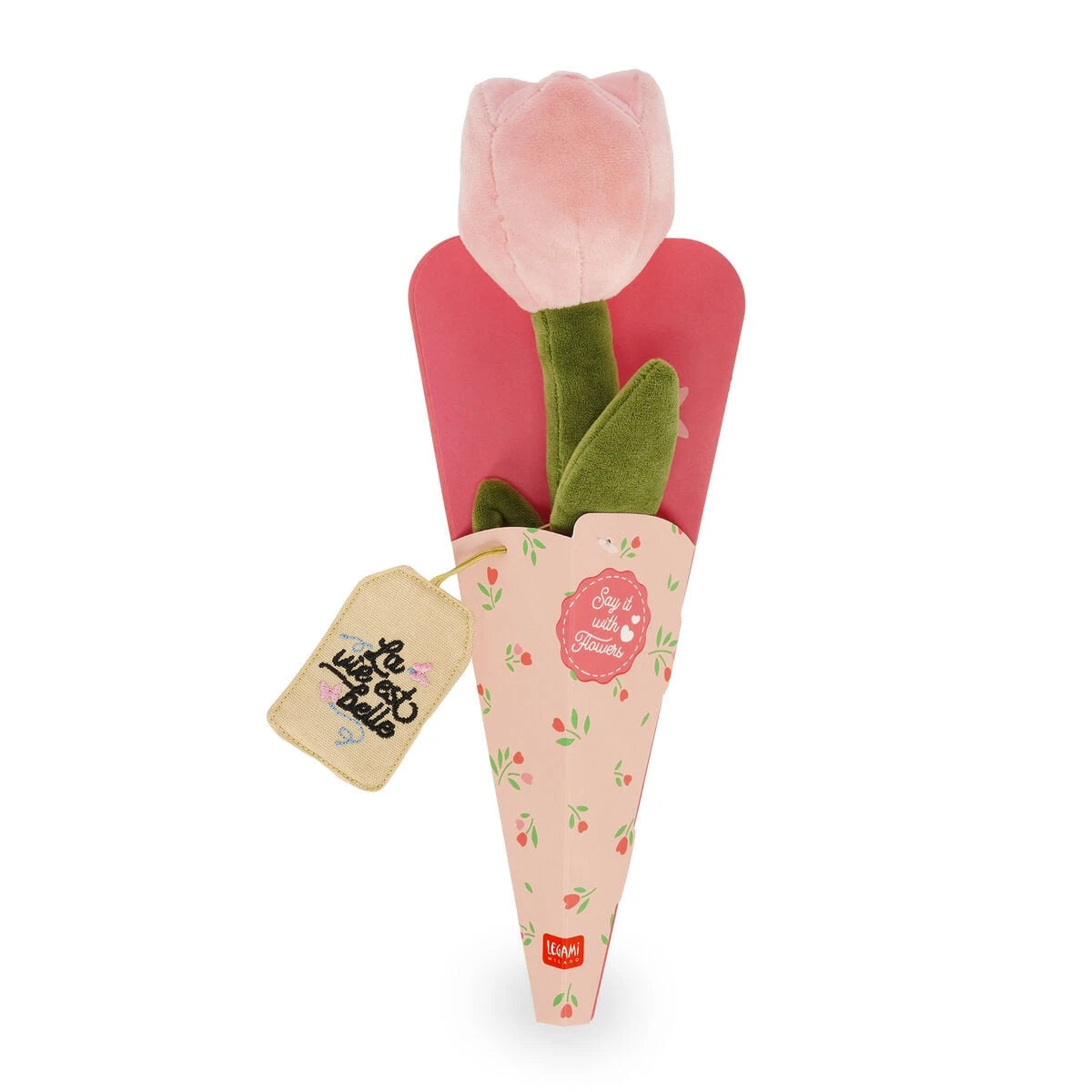 Legami - Ramo de Juguetes de Peluche Tulipán - Dilo con Flores