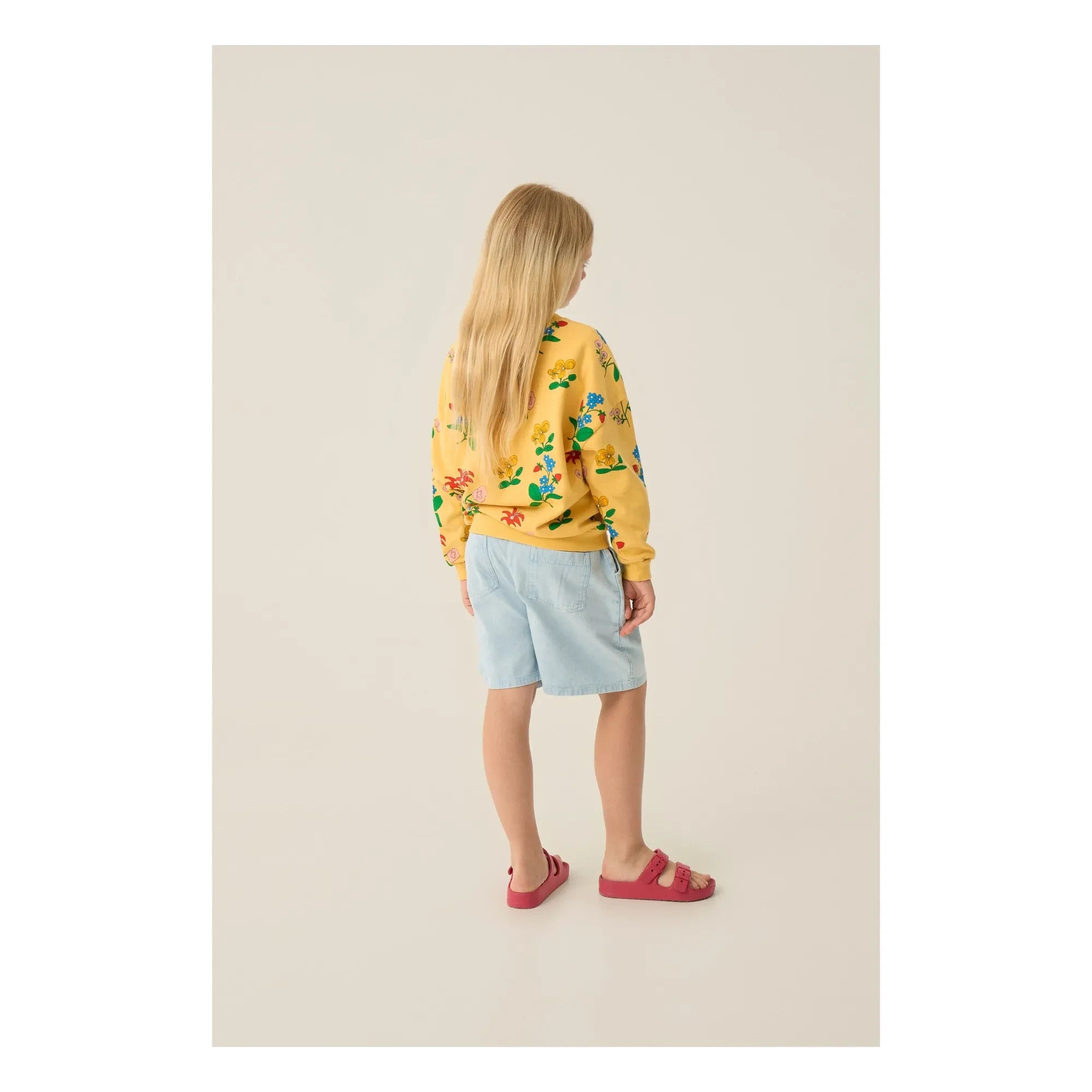 The Campamento - Sudadera con flores | Amarillo