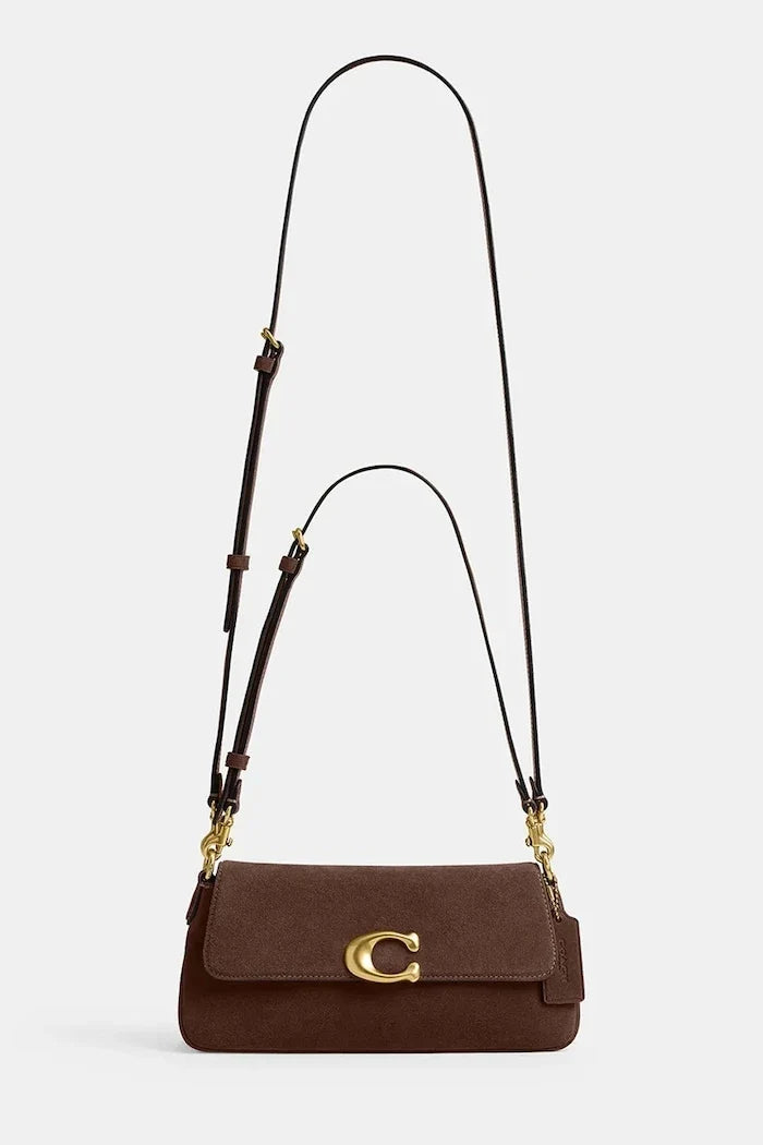 Bolso de hombro Coach Jet de ante para mujer