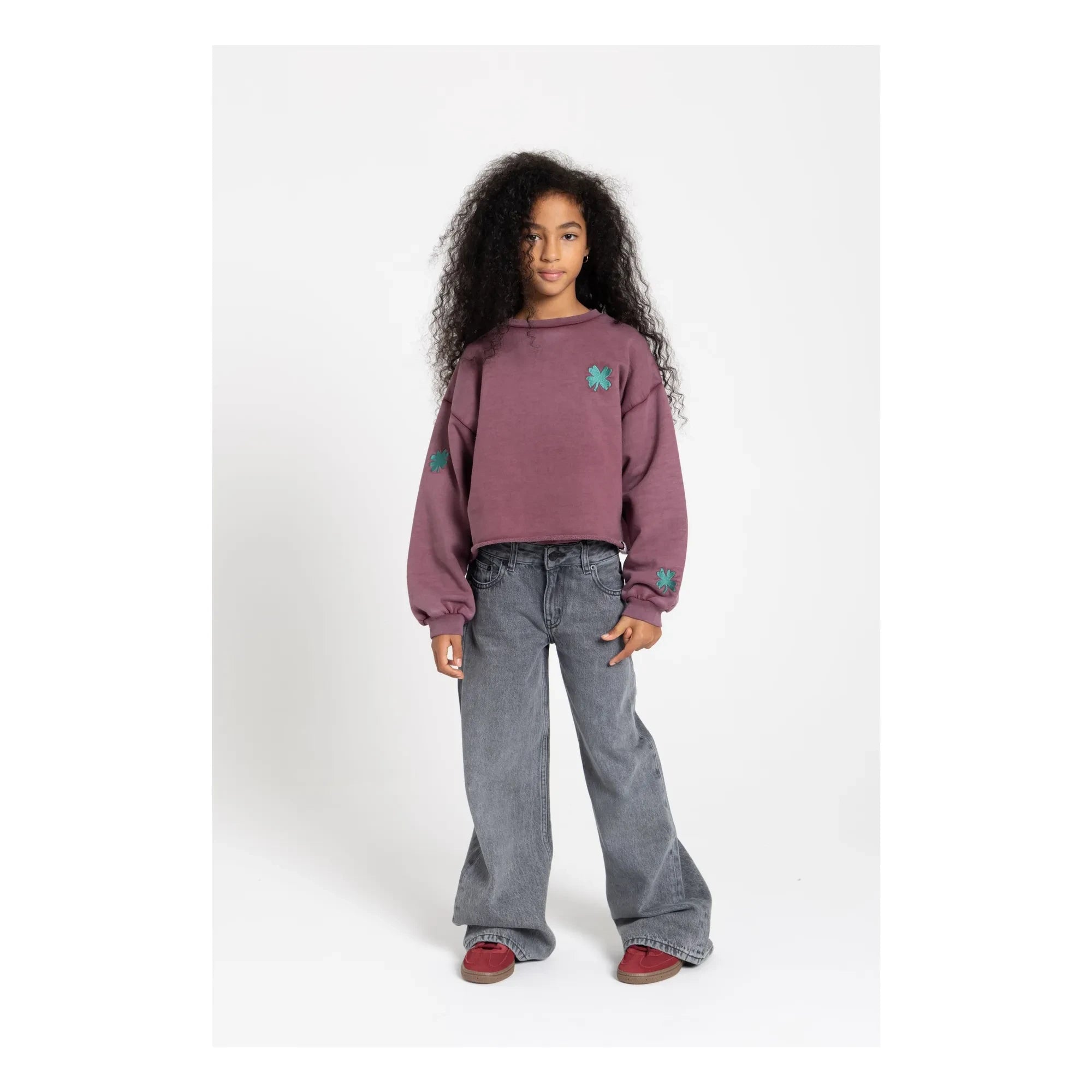 Finger in the nose - Jean Large abril | Gris denim