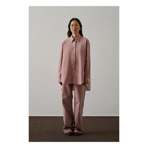 Soeur - Blusa de algodón orgánico Rosewood con estampado de granada