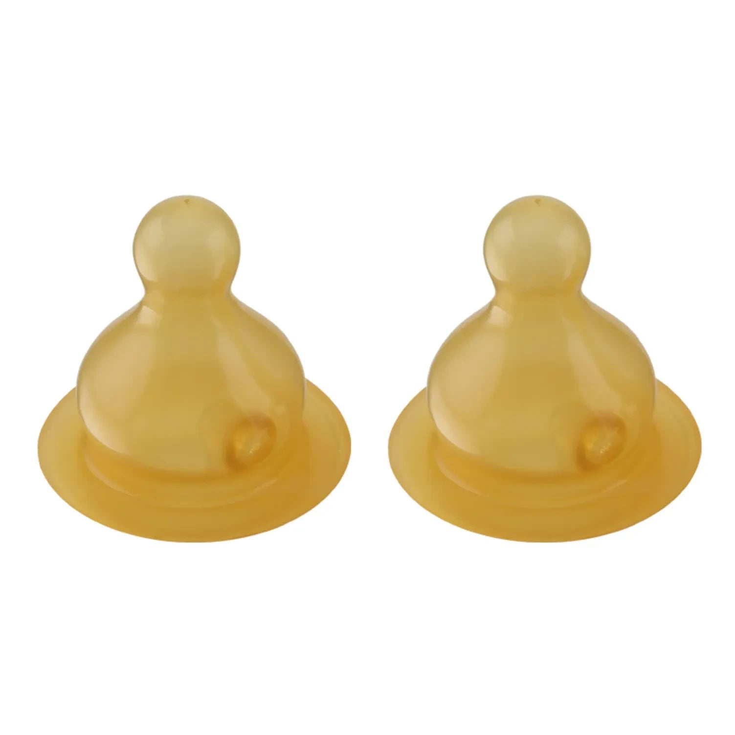 Hevea - Tetina para Biberón de Caucho Natural - Flujo Lento - Set de 2