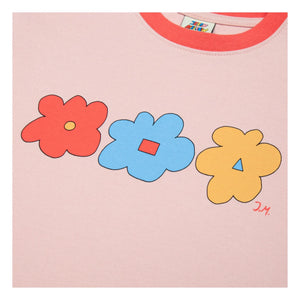 Jelly Mallow - Camiseta Flores | Rosa empolvado