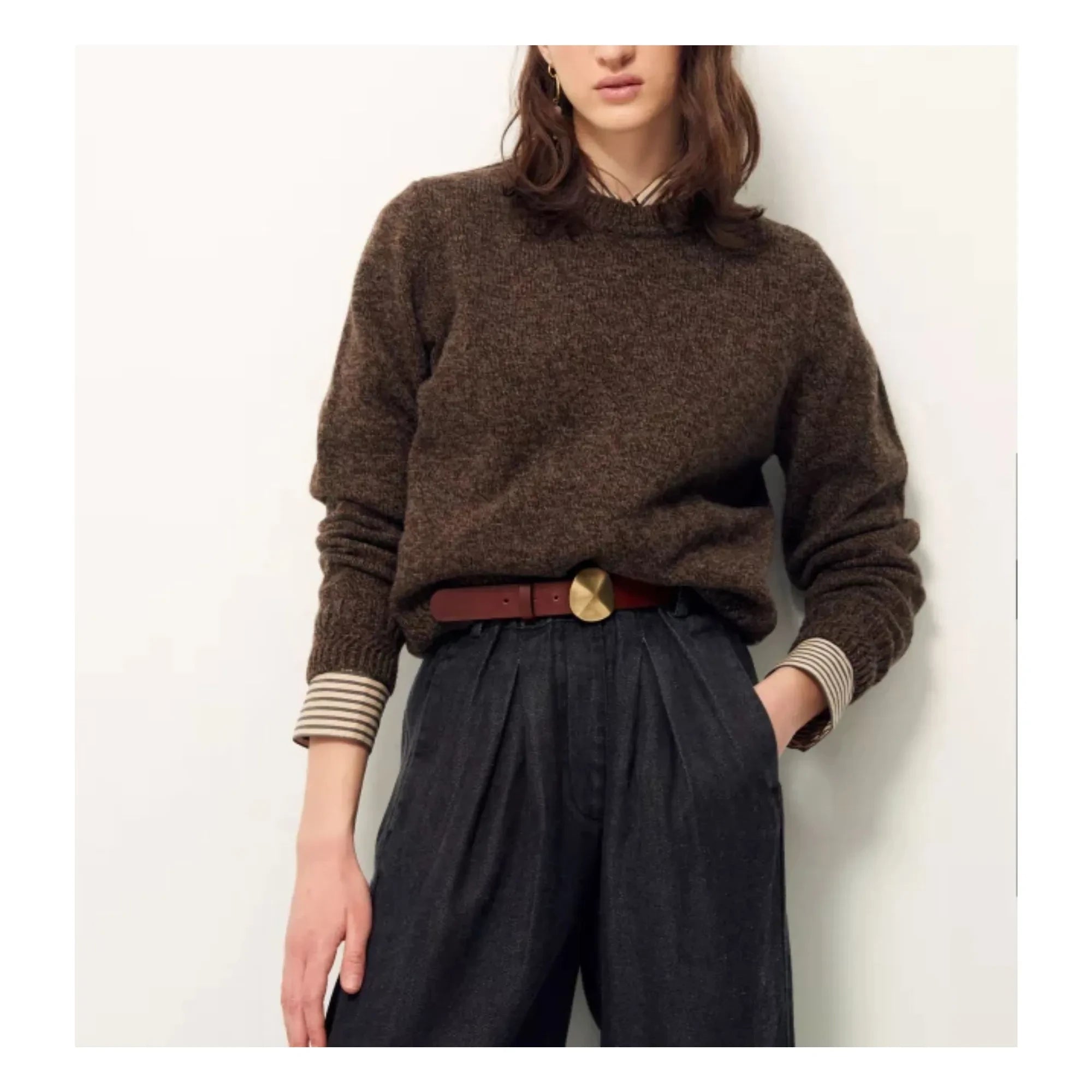 Sessùn - Suéter Silty de lana merino | Gris oscuro