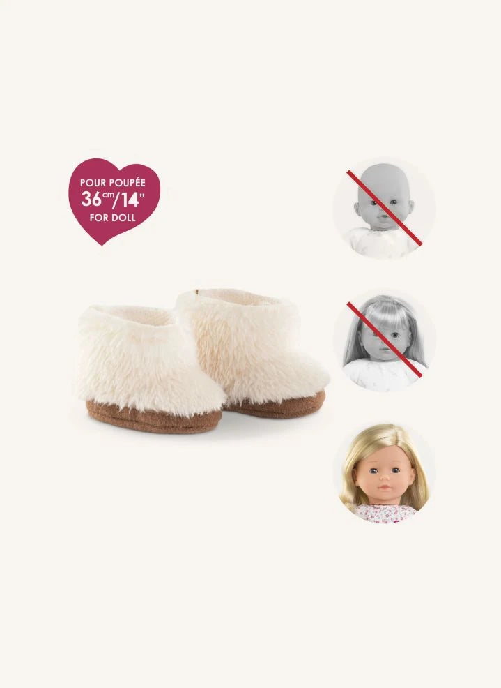 Corolle - Botas de Piel | Beige