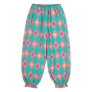 Jelly Mallow - Pantalón con diseño de diamantes | Turquesa