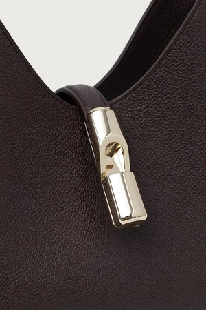 Bolso hobo de piel para mujer Goccia S Hobo