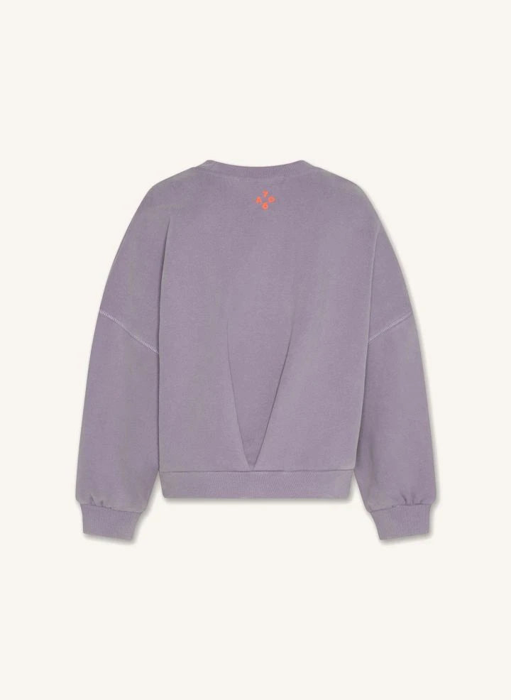 AO76 - Sudadera de Algodón Reciclado Lila