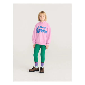 Bobo Choses - All About Monsters Hoodie Organik Pamuk | Pembe