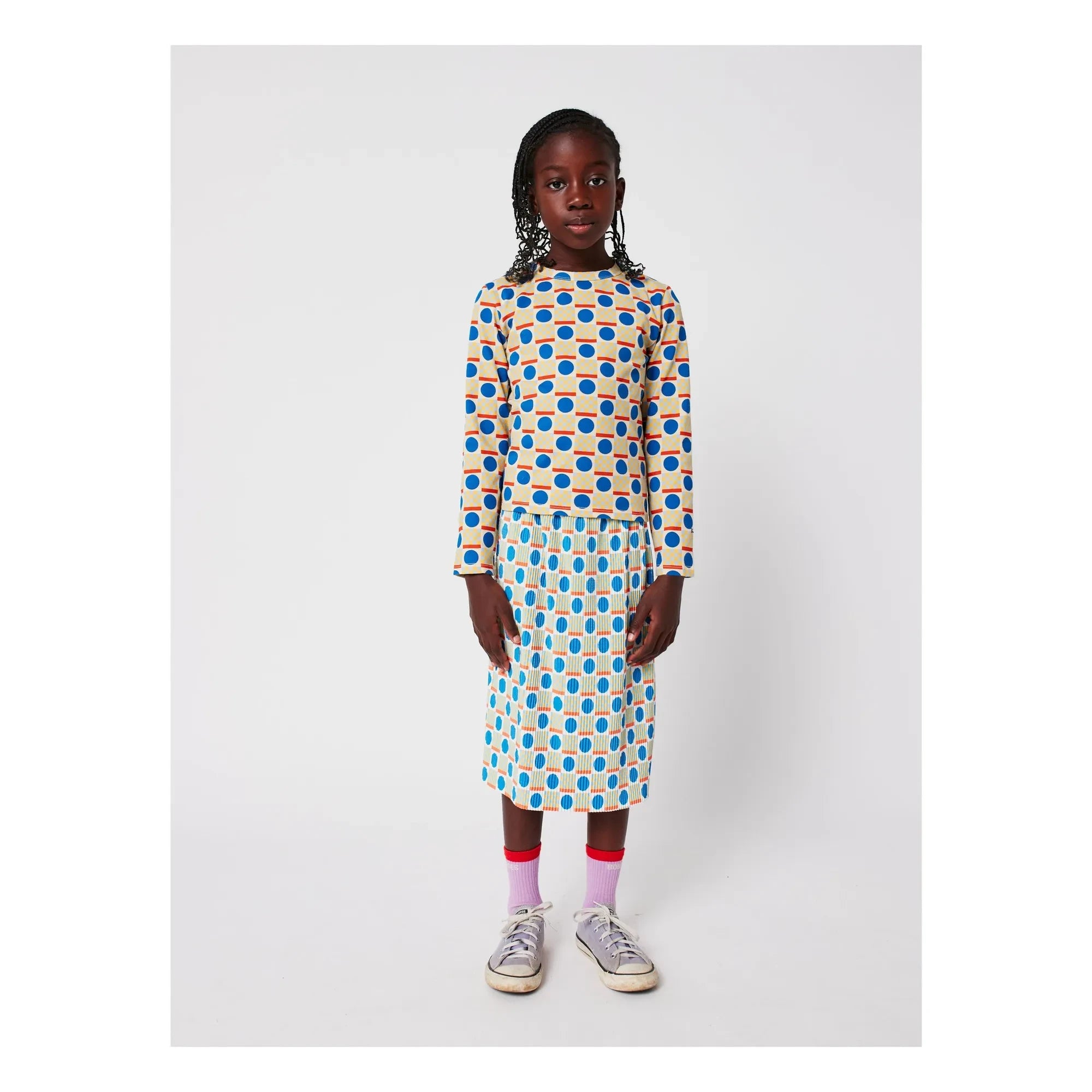 Bobo Choses - Camiseta geométrica de algodón orgánico | Crudo