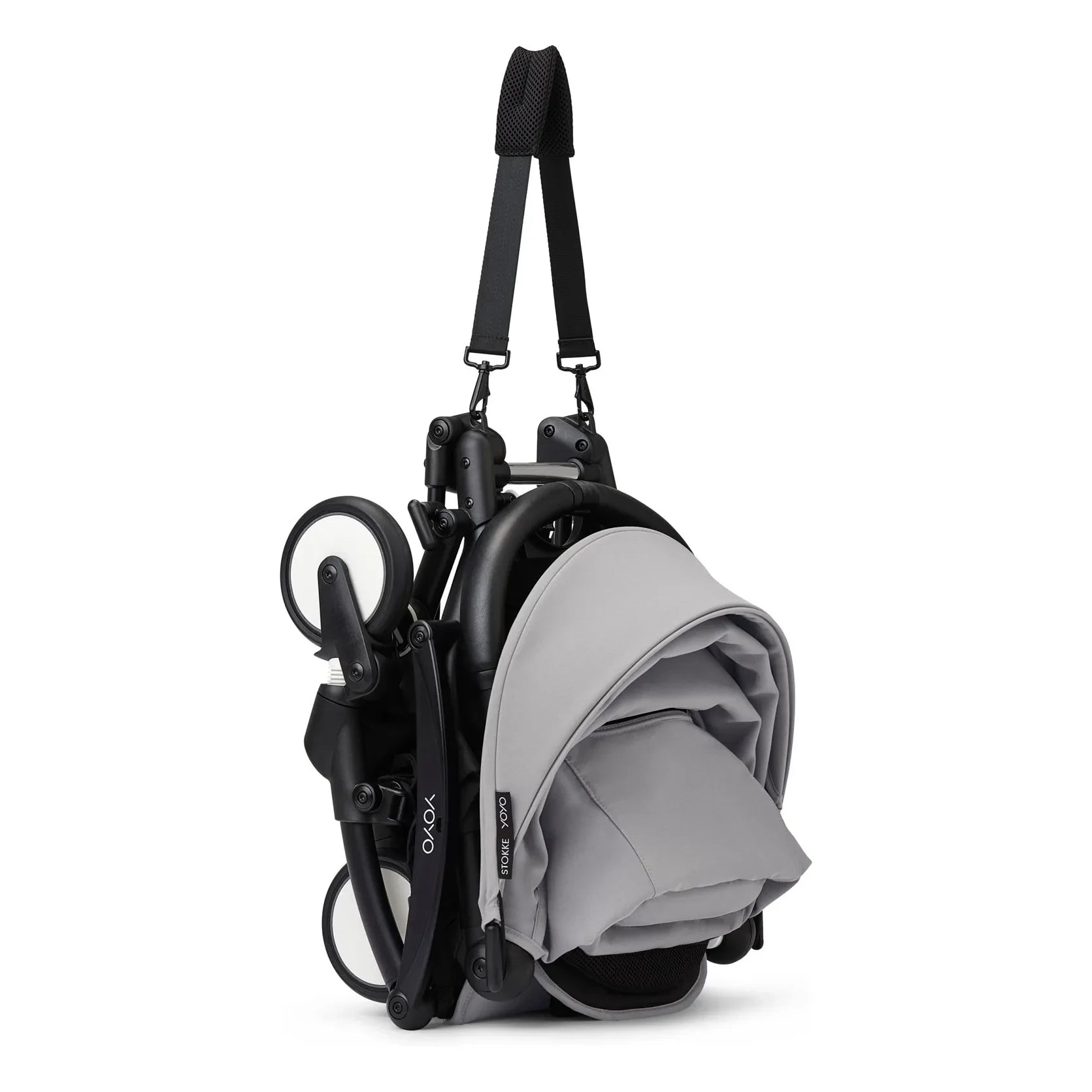 Stokke® - Cochecito de bebé YOYO³ 0+ para recién nacido Marco negro | Stone