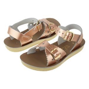 Salt-Water - Sandalias de piel impermeables Sweetheart | Oro Rosa