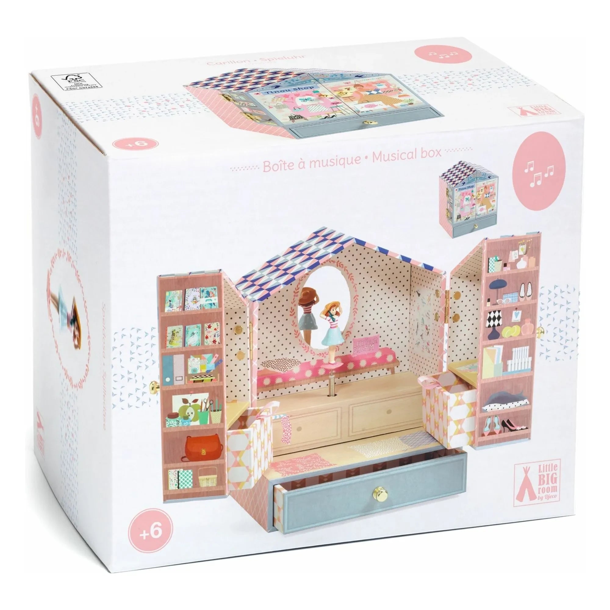 Djeco - Joyero Tienda Tinou | Rosa