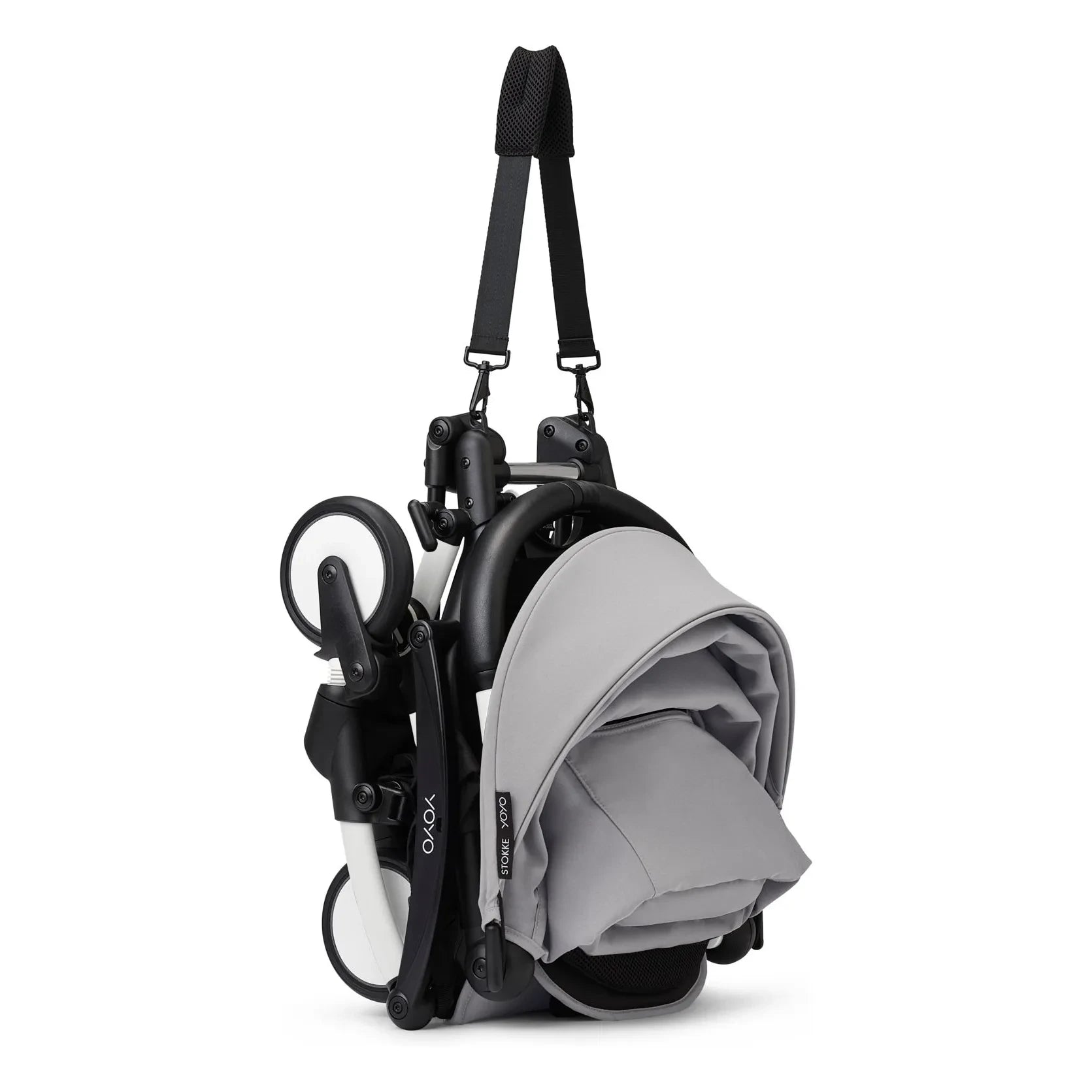 Stokke® - Cochecito YOYO³ completo 0+ y 6+ Chasis blanco | Piedra