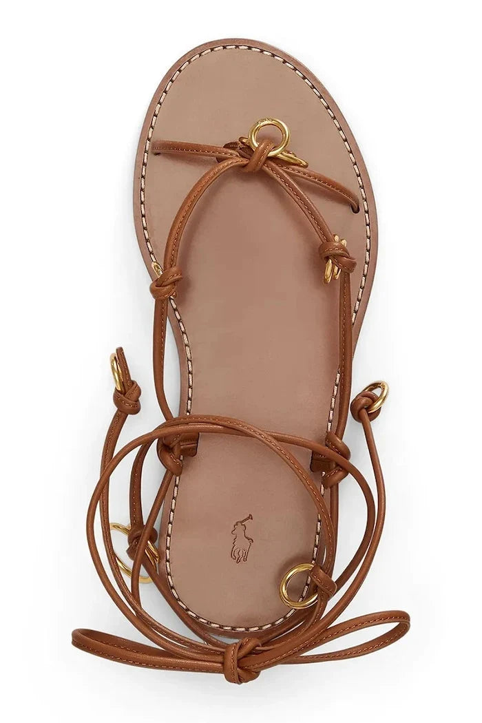 Polo Ralph Lauren Sandalias de Cuero Rng Wrp