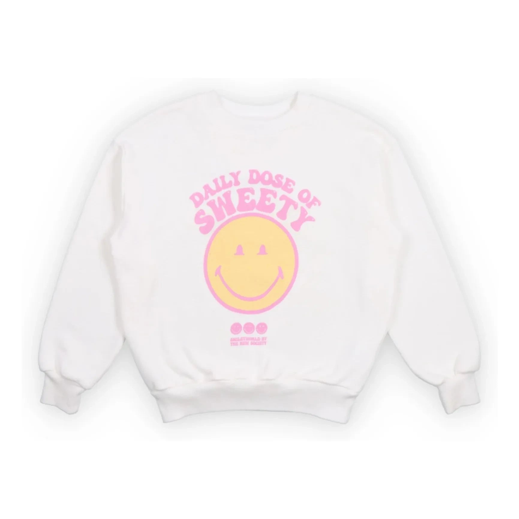 the new society - Sudadera Smiley | Blanco