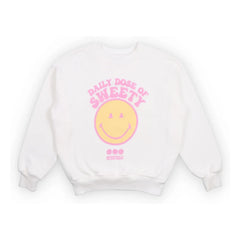 the new society - Sudadera Smiley | Blanco