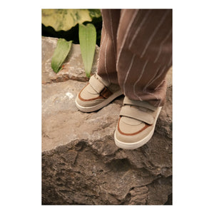 Donsje - Zapatillas de gamuza con arañazos de oso Rinon | Beige