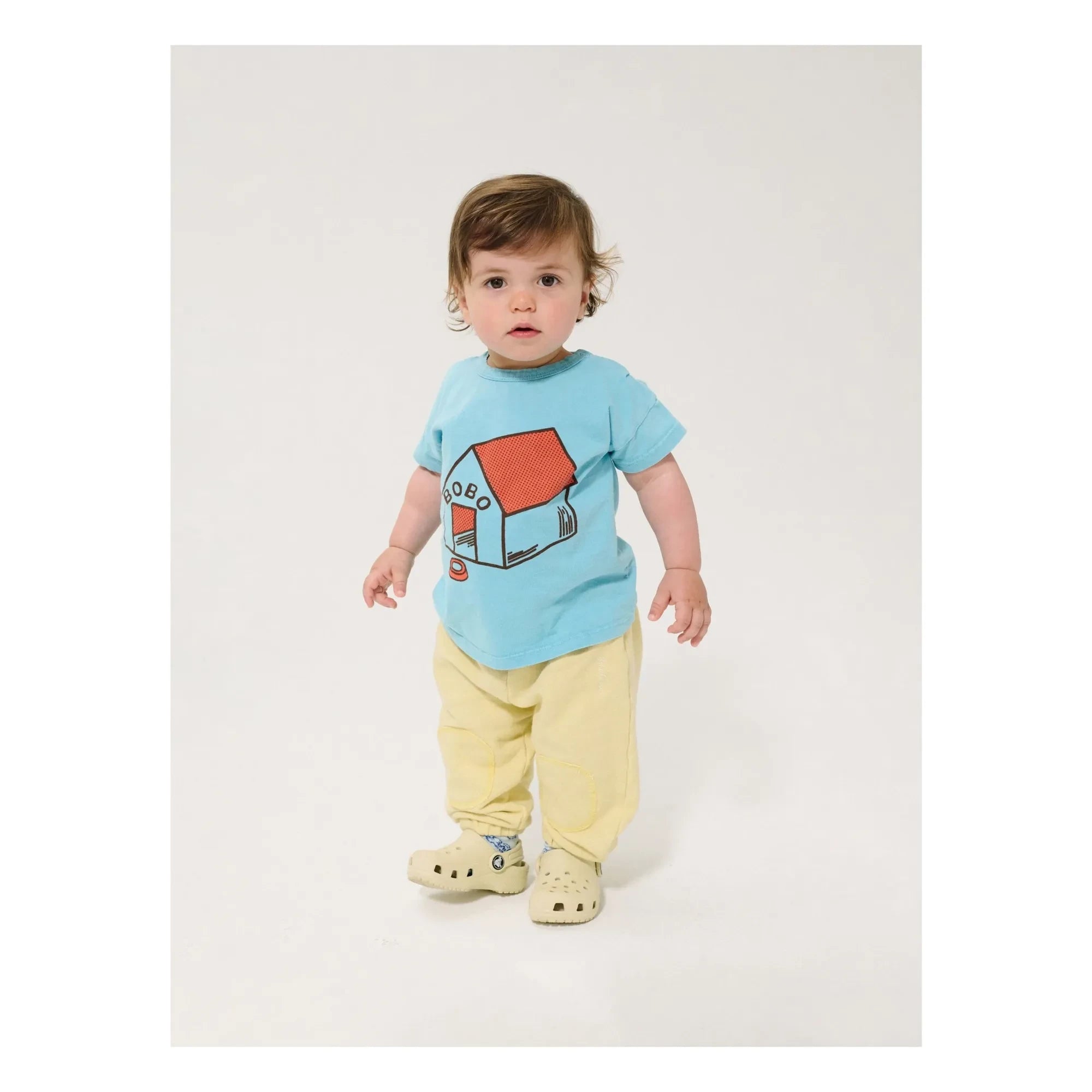 Bobo Choses - Camiseta de algodón orgánico Niche para bebé | Azul