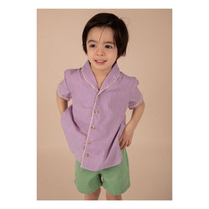 Loir - Camisa Paco a rayas | Morado