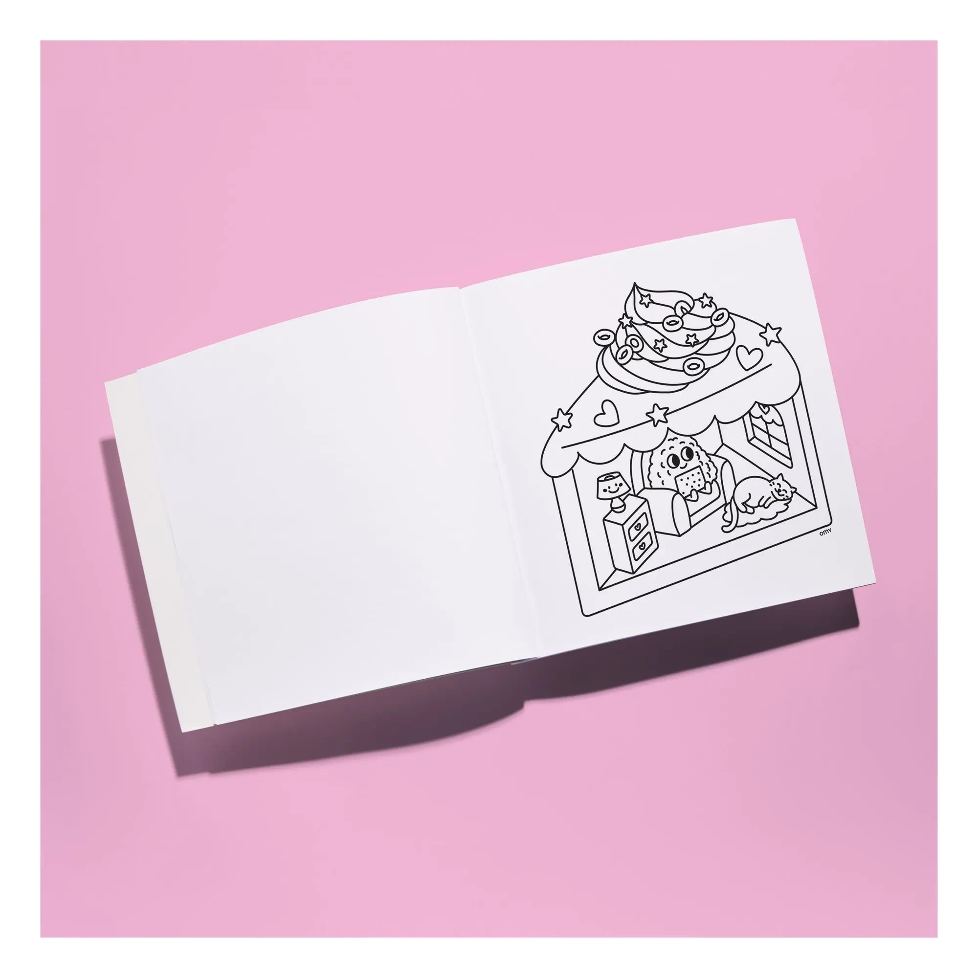 Omy - Libro de colorear Kawai