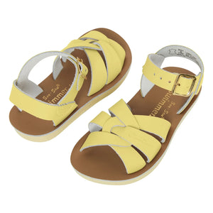 Salt-Water - Sandalias de cuero impermeables | Amarillo pálido