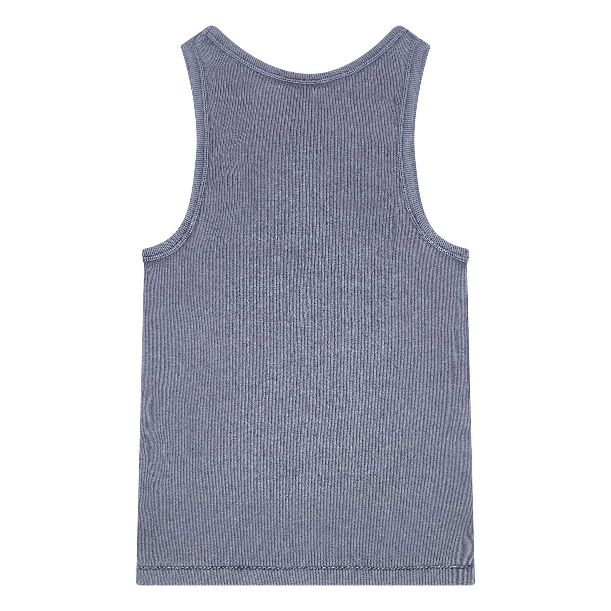 Smallable Woman - Ayla Camiseta de Tirantes Acanalada de Algodón Orgánico | Carbón