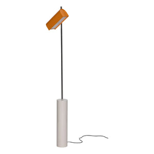 Hübsch - Lámpara de pie reflectora naranja