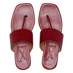 Lachoix - Sandalias de piel Margot | Rojo
