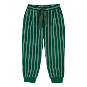 Emile et Ida - Jogger de Pana a Rayas | Verde