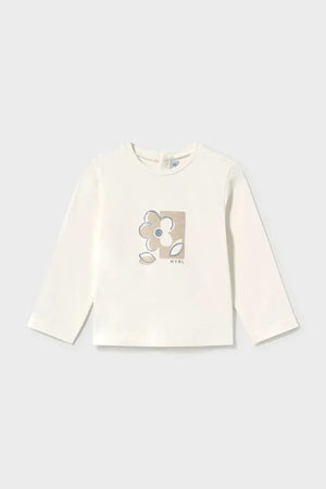 Blusa Mayoral de manga larga de algodón para niños