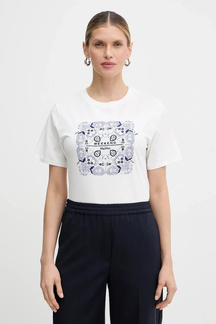 Camiseta de algodón Weekend Max Mara WEST