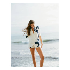 Soleil Soleil - Dakota Shorts de seda | Crudo