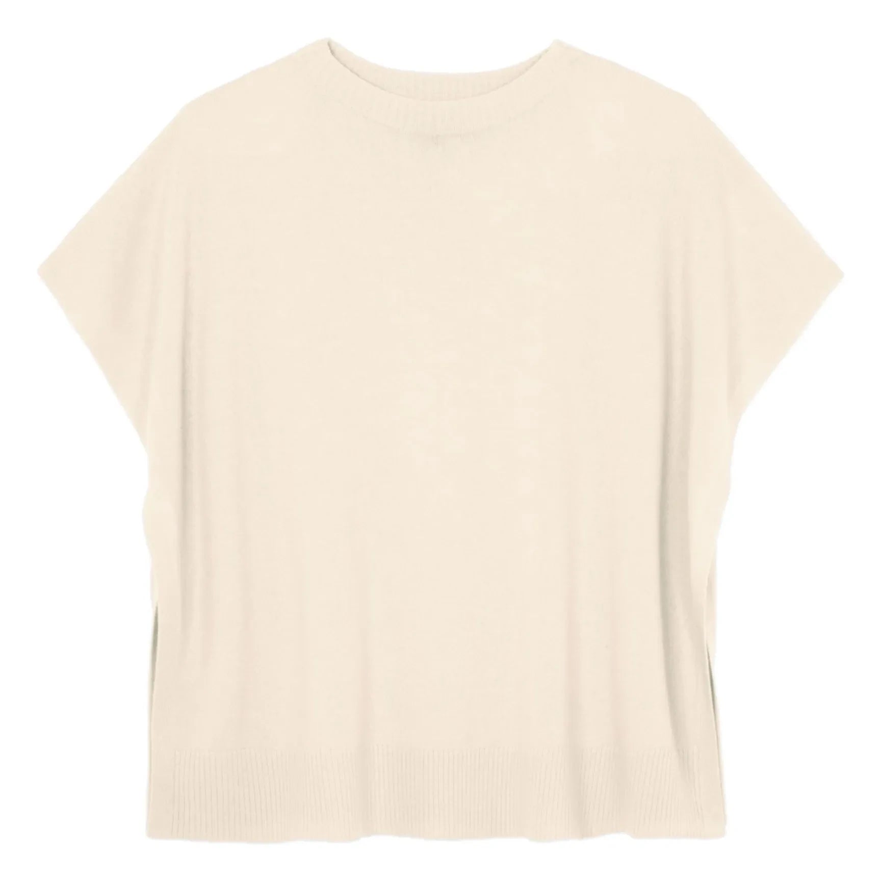 Bompard - Poncho de cuello barco de cachemira | Natural