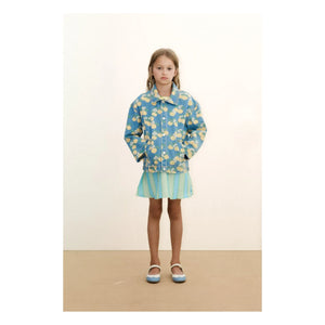 Tinycottons - Chaqueta vaquera naranja | Azul