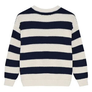 the new society - Musa Jersey de rayas | Azul noche