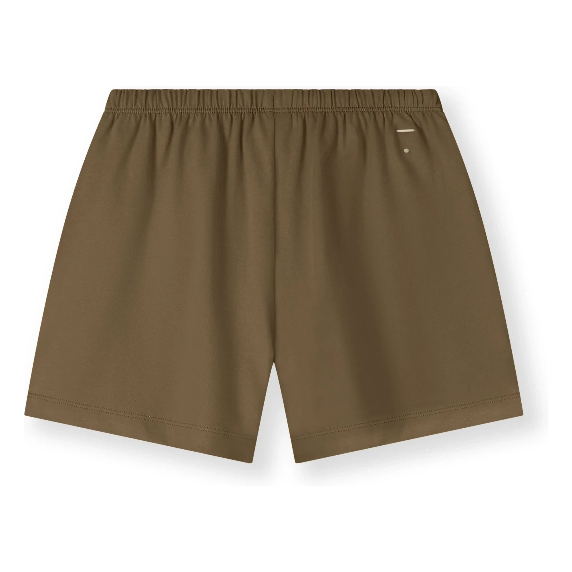 Gray Label - Pantalón corto con botones de algodón orgánico | Marrón caqui
