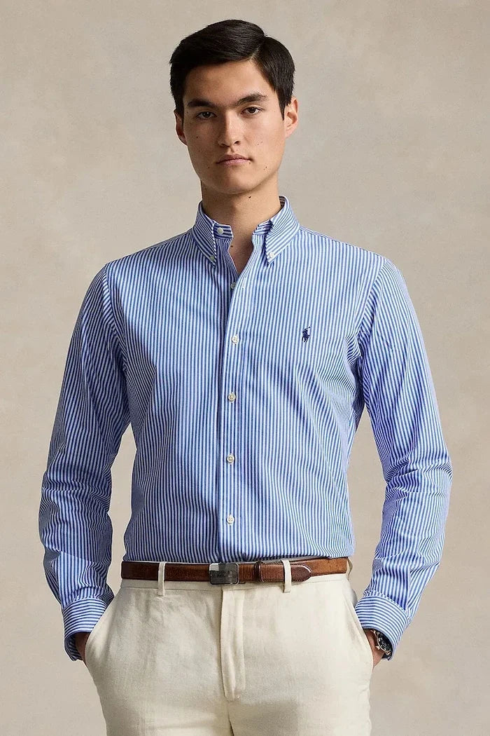 Polo Ralph Lauren camisa de algodón para hombre