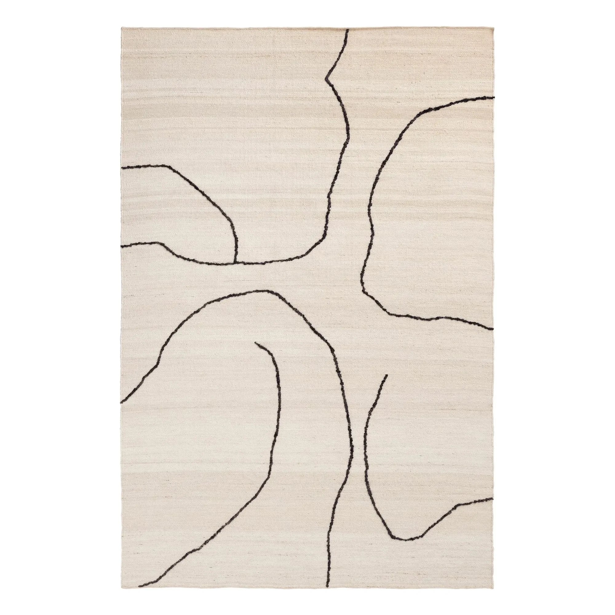 Ferm Living - Alfombra de yute Gesso | Crema
