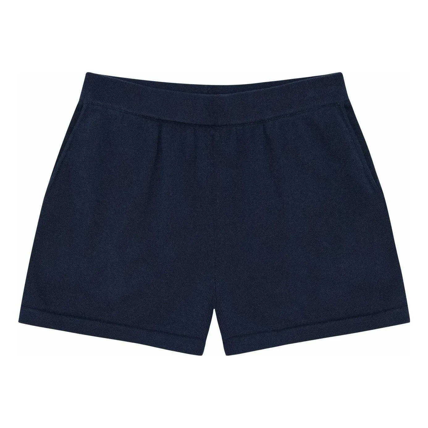 FUB - Pantalones cortos de punto de algodón orgánico | Azul marino