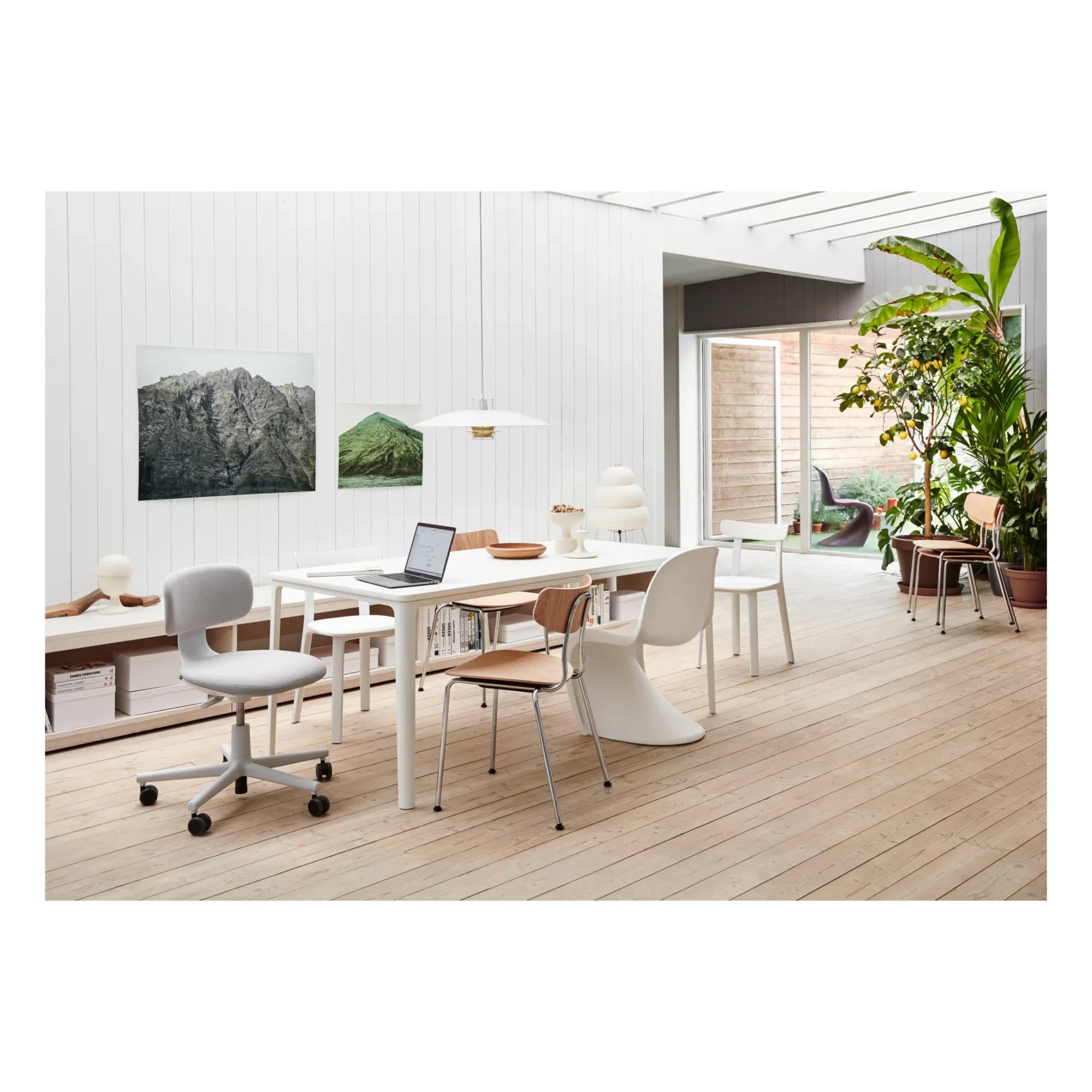 Vitra - Silla de oficina Rookie | Gris claro