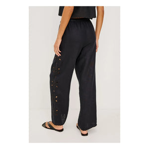 Rails - Pantalones bordados Mirina | Negro