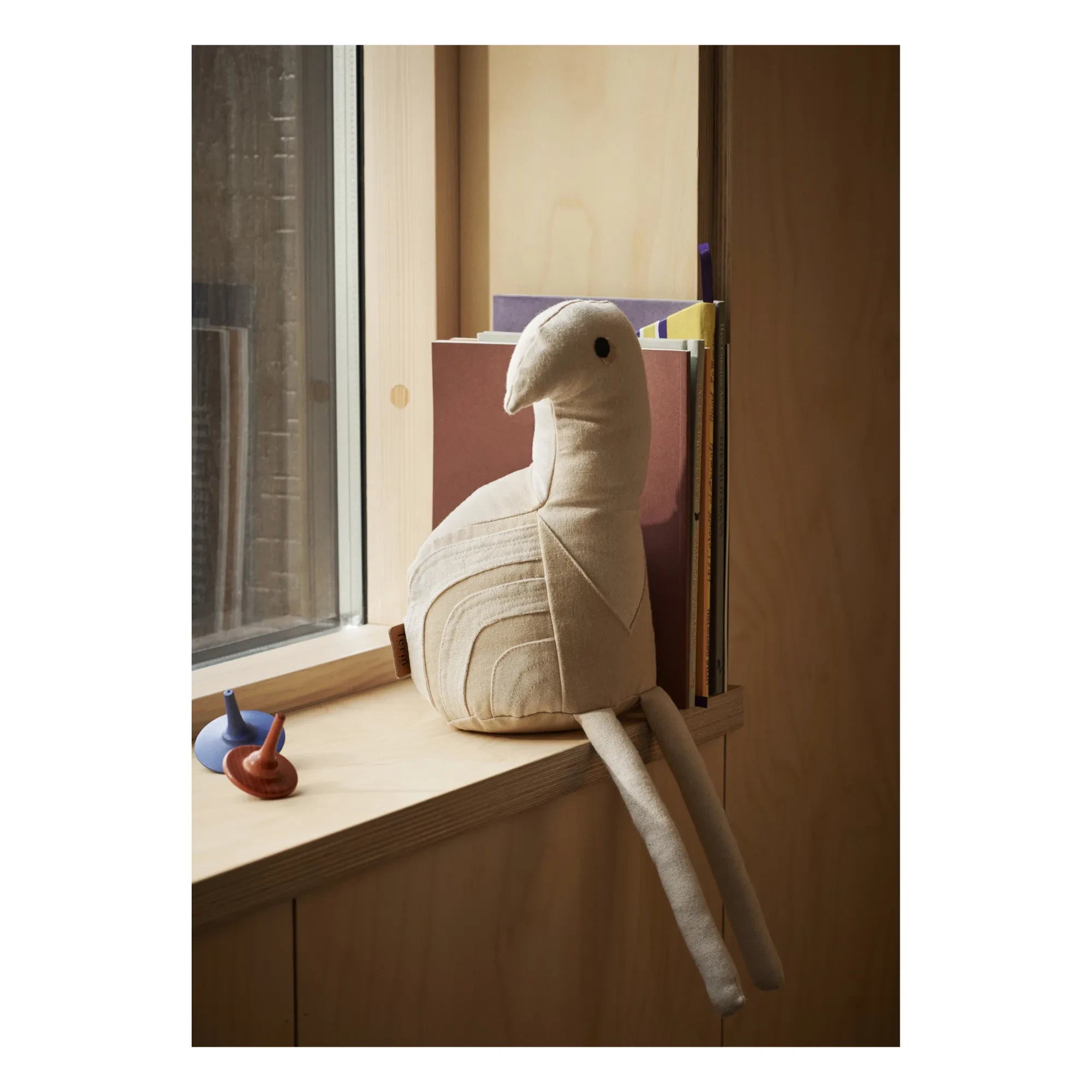 Ferm Living Kids - Peluche Birdy | Blanco hueso