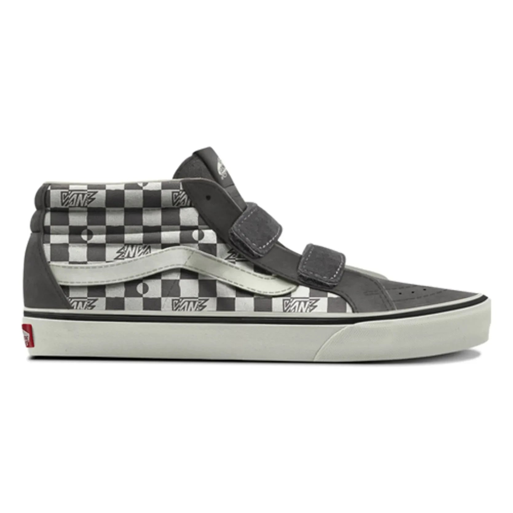 Vans - Zapatillas Scratch SK8-Mid Geo Check | Gris