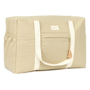 Nobodinoz - Bolso de maternidad impermeable de algodón orgánico Opéra | Salvia
