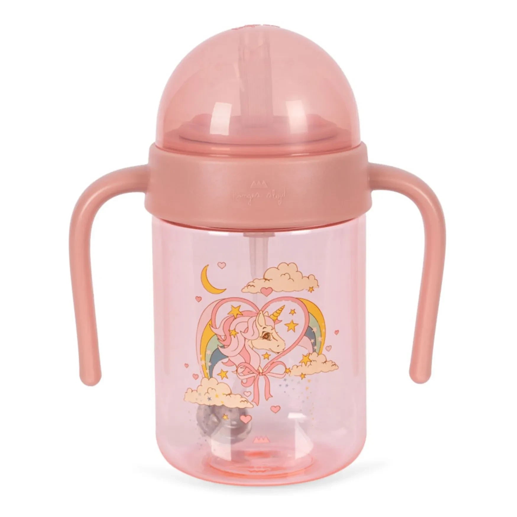 Konges Sløjd - Vaso de aprendizaje Unicornio | Rosa